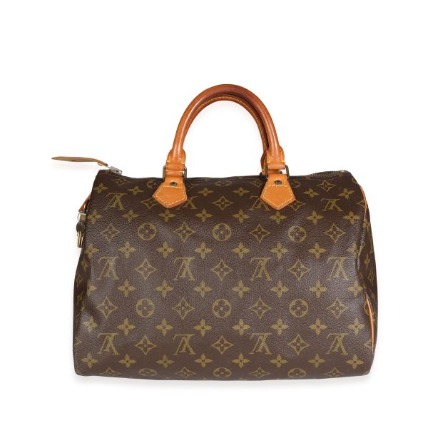 117627 fv Louis Vuitton Vintage Monogram Canvas Speedy 30