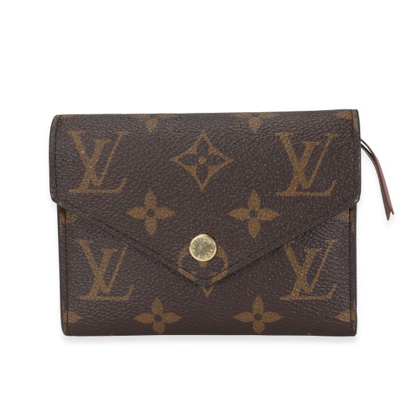 117653 fv db716bd3 88a2 42d8 94fb 2c210285f479 Louis Vuitton Monogram Canvas Armagnac Leather Victorine Wallet