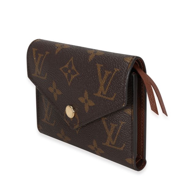 117653 sv 4ca3d036 d934 4a41 ae3c d389b67dccde Louis Vuitton Monogram Canvas Armagnac Leather Victorine Wallet