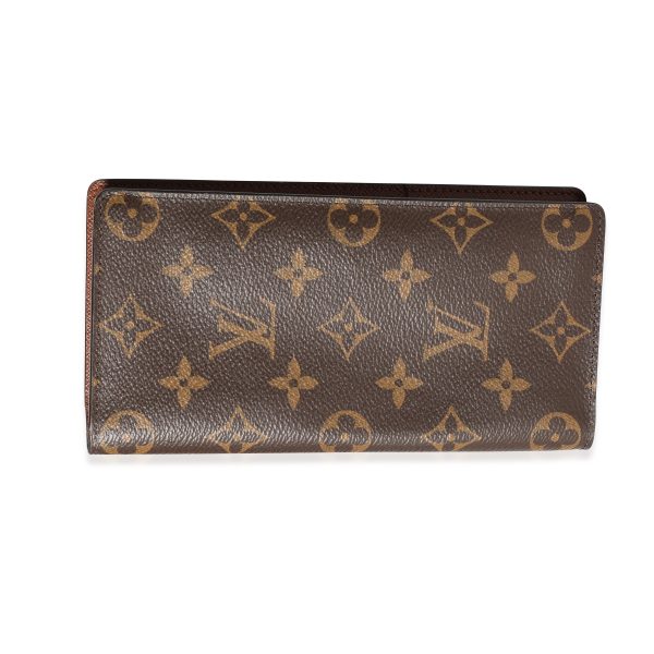 117656 fv Louis Vuitton Monogram Canvas Brazza Wallet