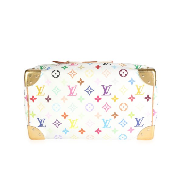 117667 stamp Louis Vuitton White Monogram Multicolore Speedy 30