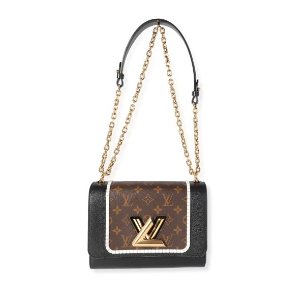 117678 bv 2ab2f1c8 4943 4722 8b1f 0c1511afb274 Louis Vuitton Black Leather Monogram Canvas Braided Twist MM