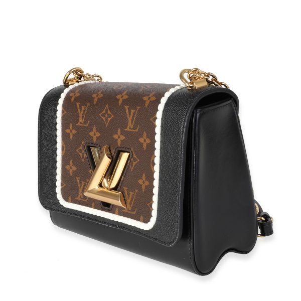 117678 sv 4353f6ee 34b0 4bcb 9e40 260f5b51e6e4 Louis Vuitton Black Leather Monogram Canvas Braided Twist MM