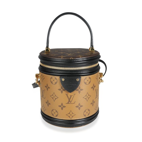 117778 fv 0ed8a882 42a4 402a 955b 8381b5b3d4b6 Louis Vuitton Monogram Reverse Canvas Black Calfskin Cannes