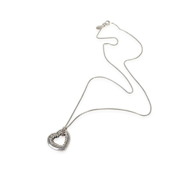 117816 pv 0fcc1619 1668 4851 b5b3 998dff79eaad David Yurman Cable Heart Pendant in 925 Sterling Silver