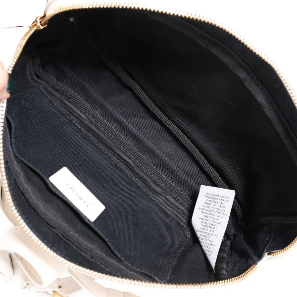117871 bv 645c81d9 afeb 43e7 b6f6 410613fbbbd8 Versace White Quilted Nappa Leather Vanitas Belt Bag