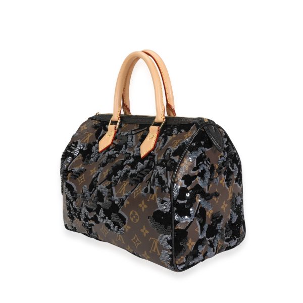 117920 sv c2d65c4a aeb7 4765 a34d d79b89de1379 Louis Vuitton Monogram Canvas Fleur de Jais Sequins Speedy 30