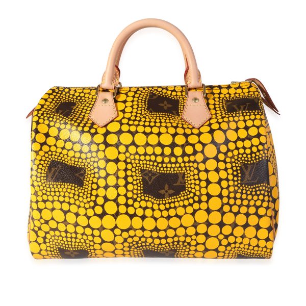 117925 fv aa16f7ac f62d 4535 b7da ff44ed4df838 Louis Vuitton x Yayoi Kusama Yellow Infinity Dots Monogram Canvas Speedy 30