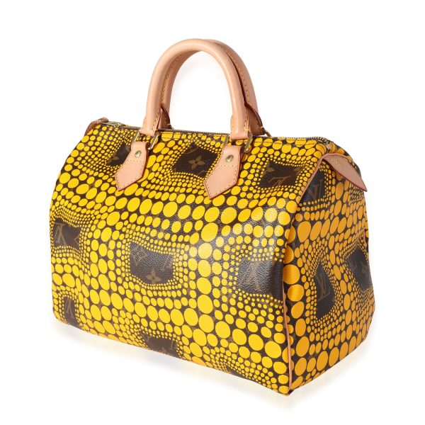 117925 sv f9a426f0 2e7d 4fdd 922f 7d53b2534434 Louis Vuitton x Yayoi Kusama Yellow Infinity Dots Monogram Canvas Speedy 30