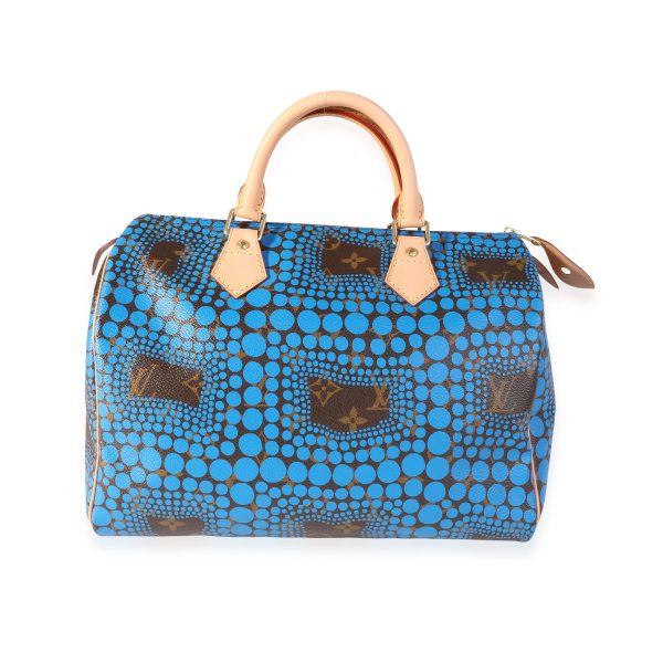 117931 pv Louis Vuitton x Yayoi Kusama Blue Infinity Dots Monogram Canvas Speedy 30