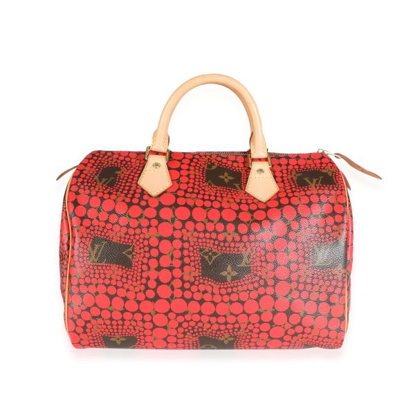 117939 pv Louis Vuitton x Yayoi Kusama Red Infinity Dots Monogram Canvas Speedy 30