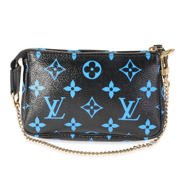 117943 pv 7eeedffc 9b81 4d70 a18a 6dd7e4048a64 Louis Vuitton Black Blue Monogram Canvas Mini Pochette Accessoires