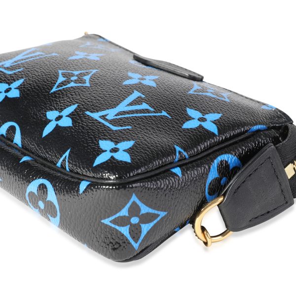 117943 stamp ec55d5b3 b3b4 4cfb 91d5 c55c99e177b9 Louis Vuitton Black Blue Monogram Canvas Mini Pochette Accessoires