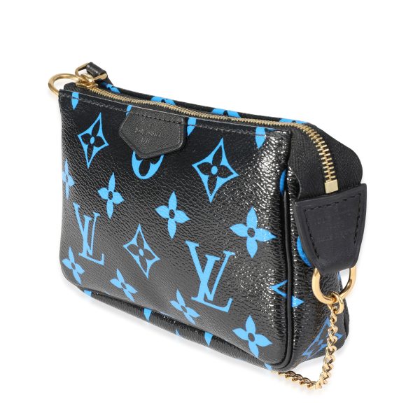 117943 sv 11a6ccfe 7063 480f b300 6ca8a56114e4 Louis Vuitton Black Blue Monogram Canvas Mini Pochette Accessoires