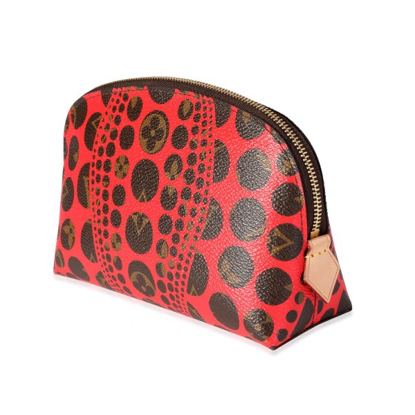 117949 sv Louis Vuitton x Yayoi Kusama Red Infinity Dots Monogram Canvas Cosmetic Pouch