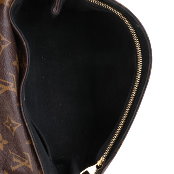 117960 av Louis Vuitton Monogram Canvas Black Cowhide Saint Placide