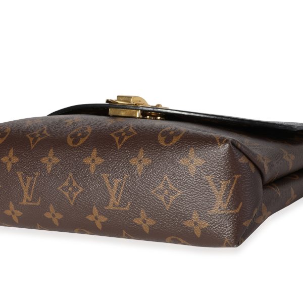 117960 box Louis Vuitton Monogram Canvas Black Cowhide Saint Placide