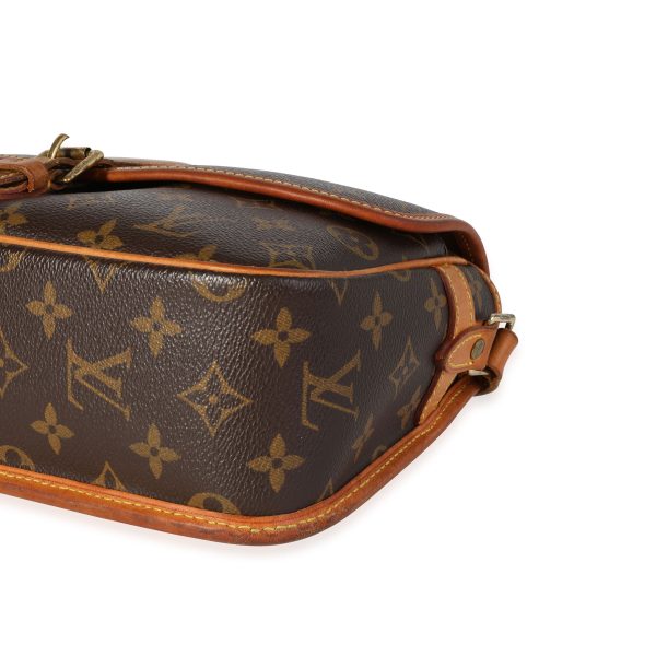 117961 clasp Louis Vuitton Monogram Canvas Sologne Brown