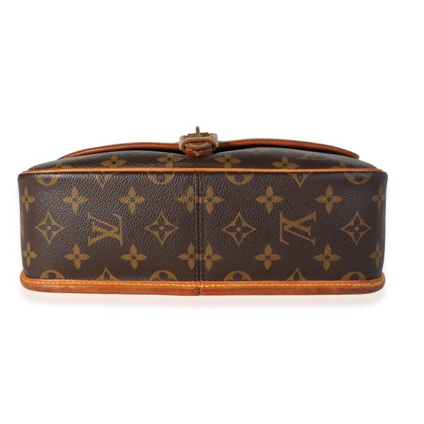 117961 stamp Louis Vuitton Monogram Canvas Sologne Brown