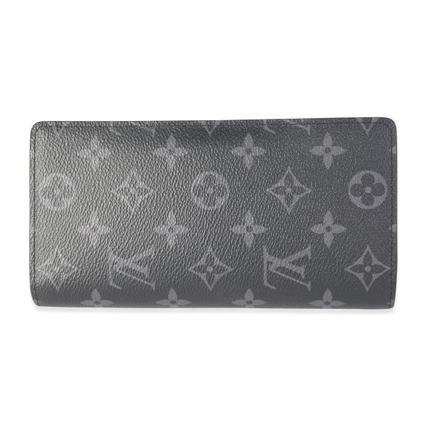 118021 pv Louis Vuitton Monogram Eclipse Canvas Brazza Wallet