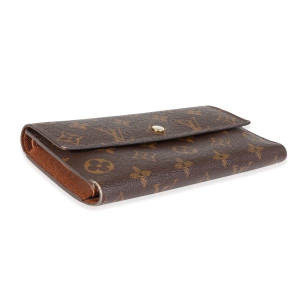 118023 clasp Louis Vuitton Monogram Canvas Porte Tresor International Wallet