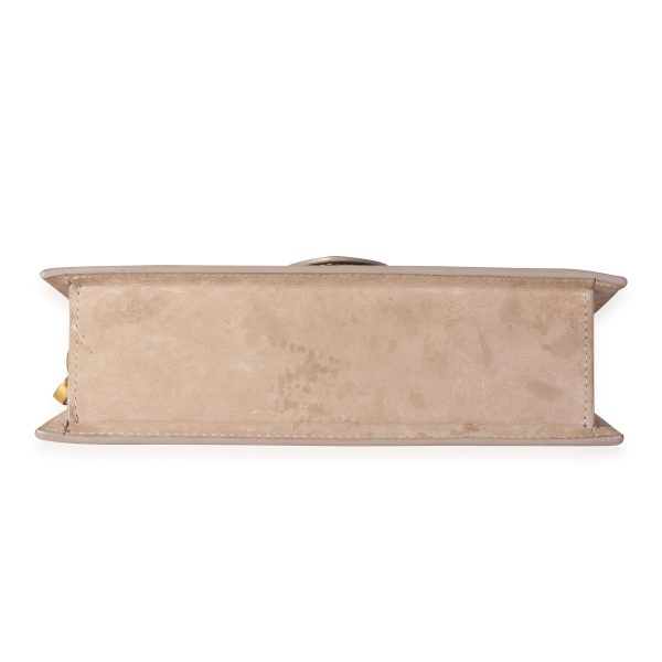 118056 stamp Jacquemus Taupe Nubuck Le Bambino Bag