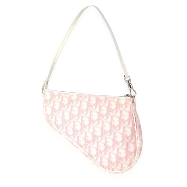 118070 pv Dior Vintage Pink Diorissimo Saddle Pouch