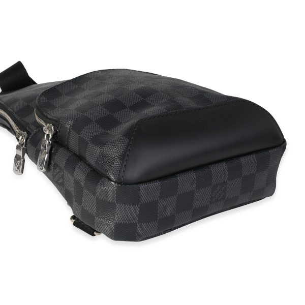 118077 box Louis Vuitton Damier Graphite Canvas Avenue Sling Bag