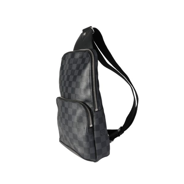 118077 sv Louis Vuitton Damier Graphite Canvas Avenue Sling Bag