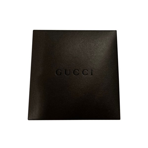 118201 box Gucci Logo Lariat Pendant in 18K White Gold
