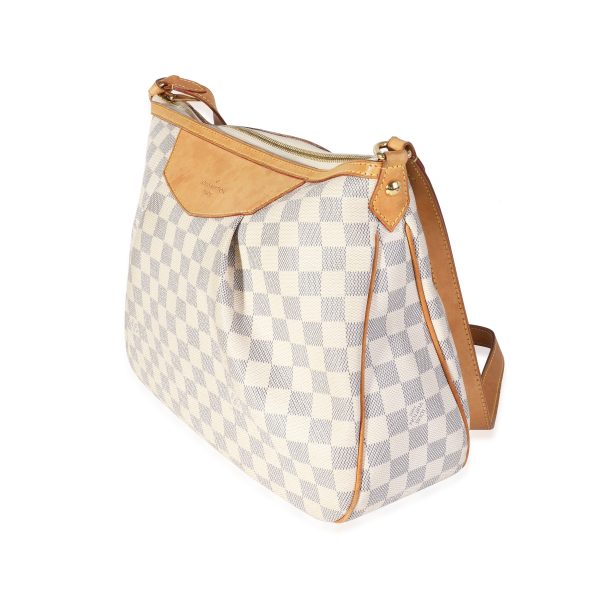 118229 sv Louis Vuitton Damier Azur Canvas Siracusa MM