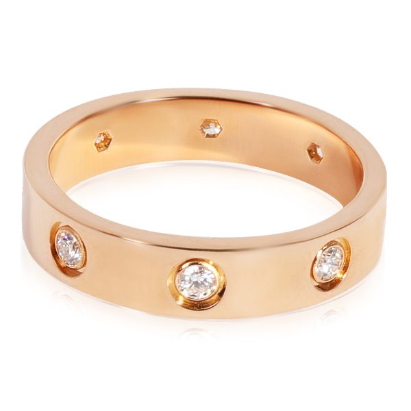 Cartier Cartier Love Diamond Wedding Band in 18k Rose Gold 016 CTW