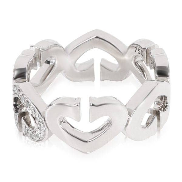 Cartier Cartier Hearts Symbols Diamond Ring in 18k White Gold 01 CTW