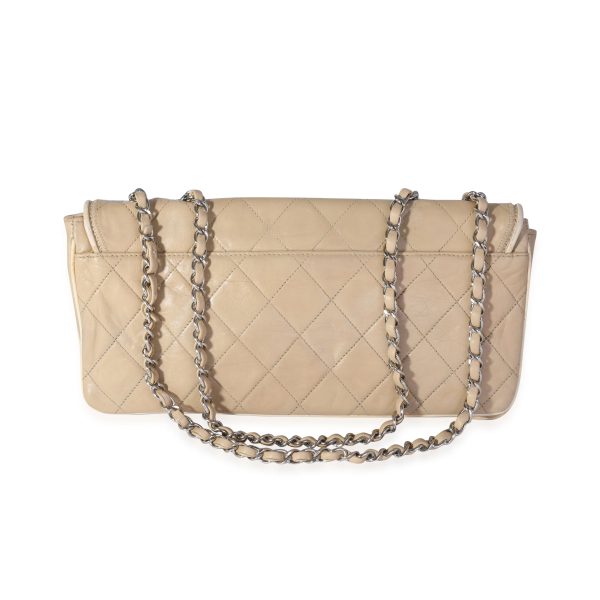 118288 pv 16fe047f 4a25 4757 9166 24211e00642e Chanel Beige Mademoiselle Lock East West Flap Bag