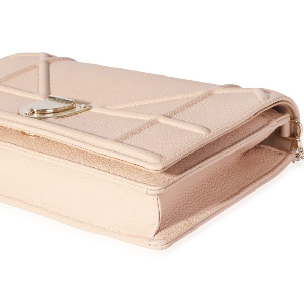 118304 box Dior Nude Grained Calfskin Leather Diorama Wallet on Chain Bag