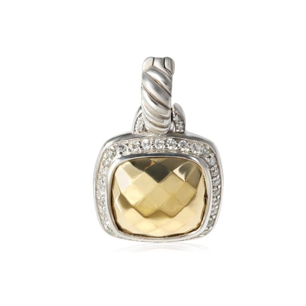 118363 fv a38cd9c3 af41 4365 b0b1 90b7ee8cc7a1 David Yurman Albion Diamond Pendant in 18K Yellow GoldSterling Silver 019 CTW