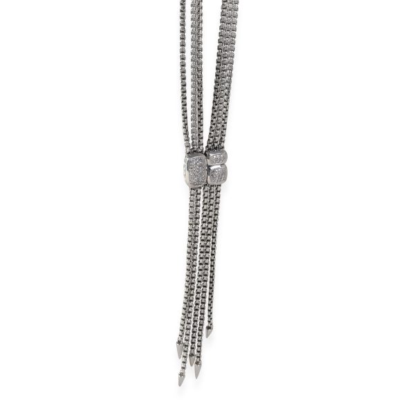 118365 fv 857ad187 4eb1 4495 a3fc a254e909a797 David Yurman Confetti Diamond Lariat Style Necklace Sterling Silver 01 CTW