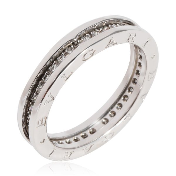 118371 pv BVLGARI Bzero1 Diamond Ring in 18K White Gold 045 CTW