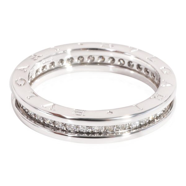 118371 sv BVLGARI Bzero1 Diamond Ring in 18K White Gold 045 CTW