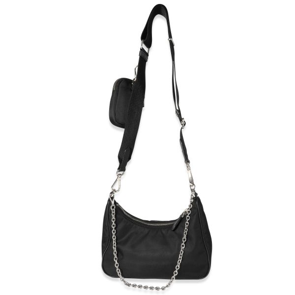 118427 ad2 Prada Black Re Nylon Re Edition 2005 Bag