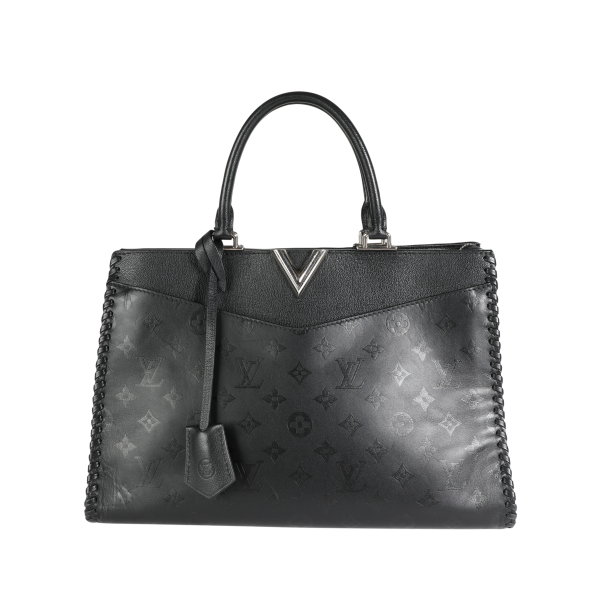 118461 fv 3f45c78c 3123 4527 8ac5 386c94f36944 Louis Vuitton Black Monogram Leather Very Zipped Tote