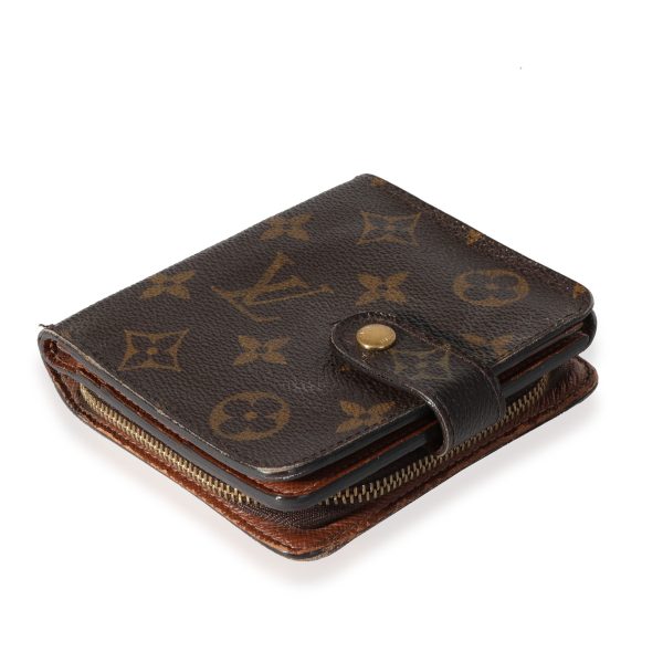 118476 box Louis Vuitton Monogram Canvas Compact Wallet