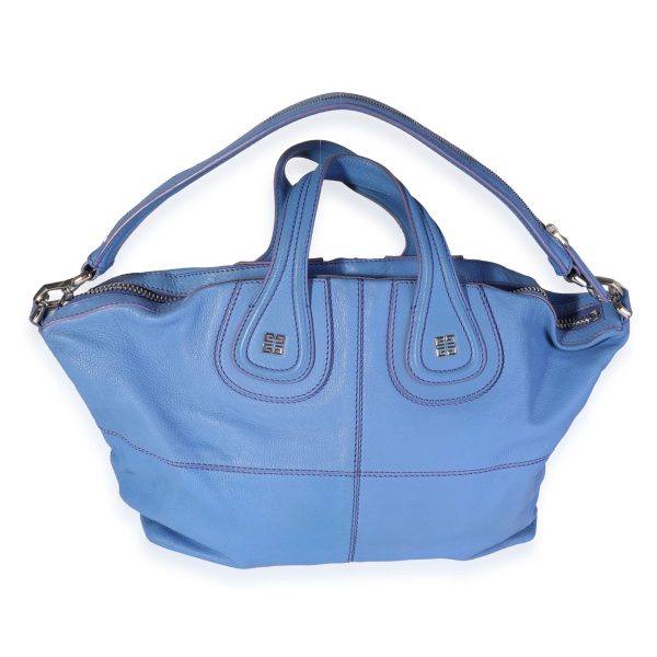 118493 pv Givenchy Periwinkle Sugar Goatskin Large Nightingale