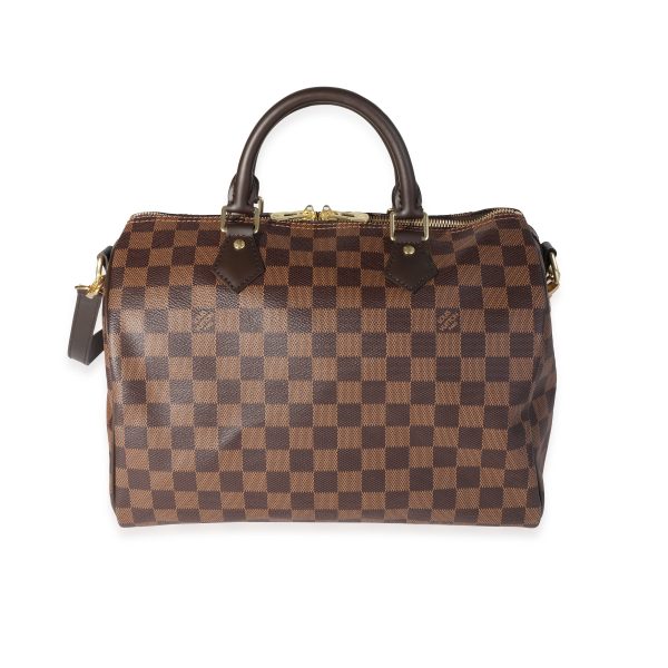 118499 fv Louis Vuitton Damier Ebene Canvas Speedy Bandoulière 30