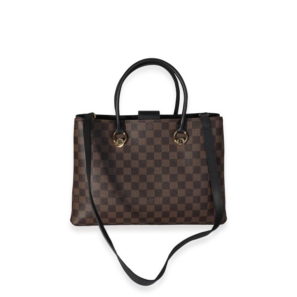 118512 pv 563c0aa2 90a2 49af 9357 ec4fda7941fa Louis Vuitton Damier Ebene Black Calfskin LV Riverside