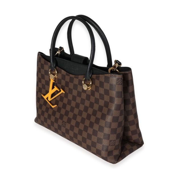 118512 sv 3371377a c37e 4331 a5b4 4407c69d0da9 Louis Vuitton Damier Ebene Black Calfskin LV Riverside