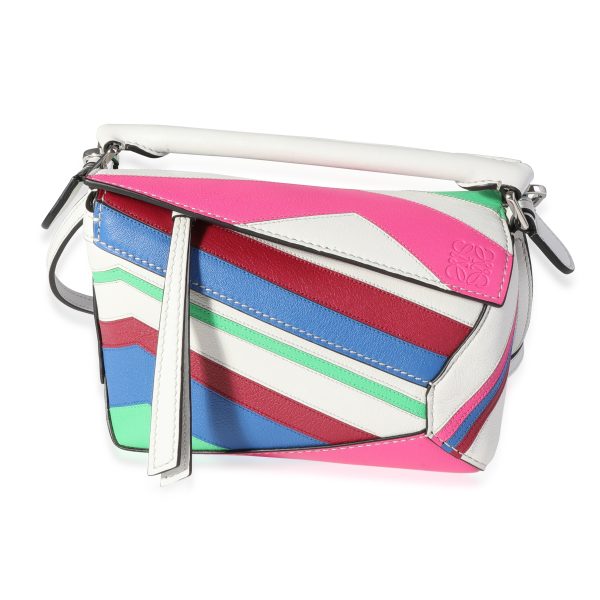 118538 fv 3bb7119e fb2a 4f9a 87e1 1c2504cde7f2 Loewe Multicolor Calfskin Mini Puzzle Bagd