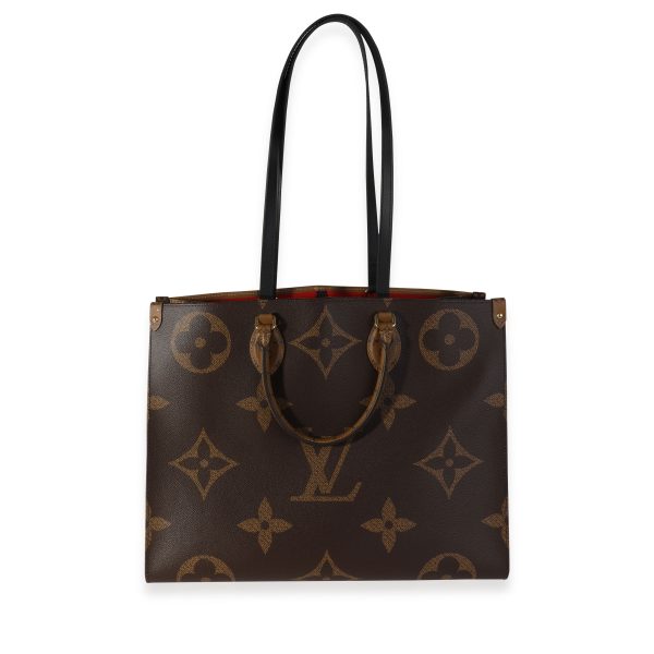 118541 bv 105e479c 6aa4 4c1f 8f9a 359bd74d2bb3 Louis Vuitton Brown Monogram Monogram Reverse Canvas Onthego GM