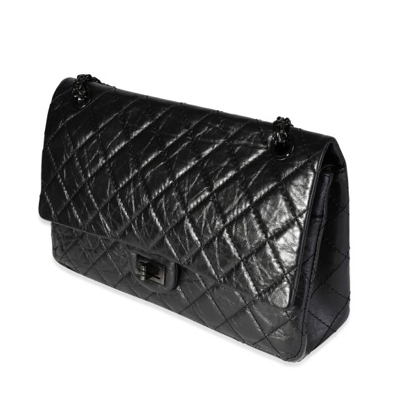 118564 bv b2388b90 d665 476f aeb4 8fa34bf75c0b Chanel So Black Quilted Calfskin Reissue 255 226 Double Flap Bag