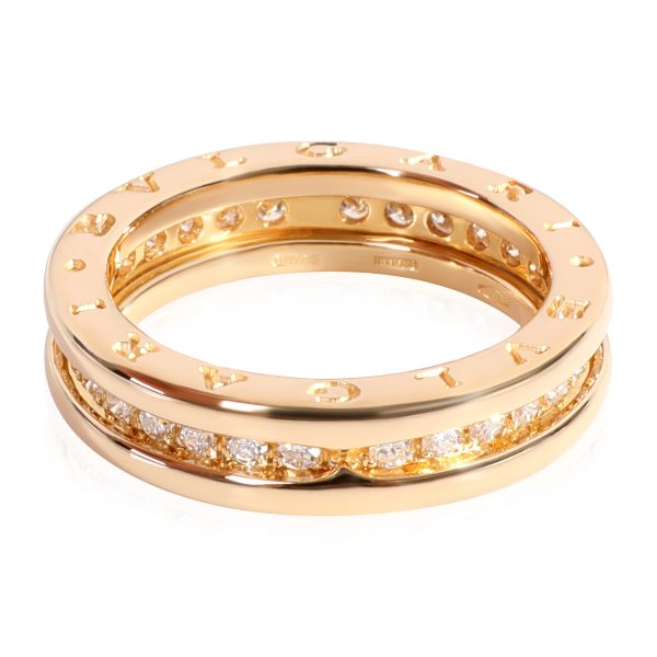 118616 fv BVLGARI BZero1 Diamond Ring in 18k Yellow Gold 045 CTW